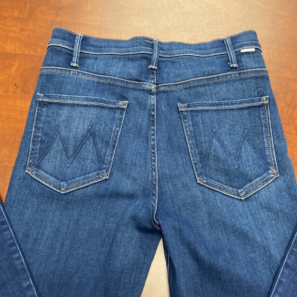 MOTHER Dark Blue Denim Jeans - Picture 7 of 14